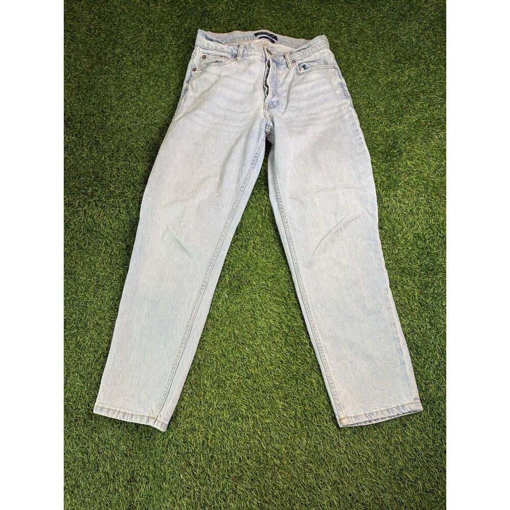 Aeropostale Mom Jeans Women’s Size 4/26 Light Wash Button Fly Straight Leg